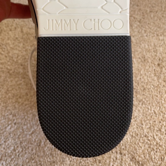 Jimmy Choo Men’s High Top Sneakers Size 44.5 - Picture 7 of 10